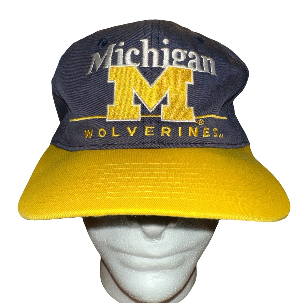 Vtg University of Michigan Woverines U of M Twins Enterprise Snapback Hat